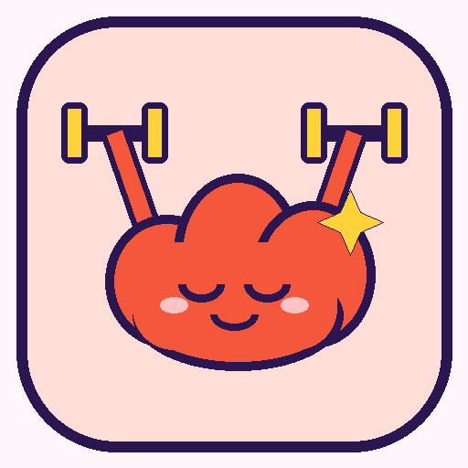 Emiko: 10 mins Health and Fitness cloud lifting yellow dumbbells